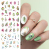 Nail stickers, summer fruit fresh fake nails for nails, suitable for import, new collection