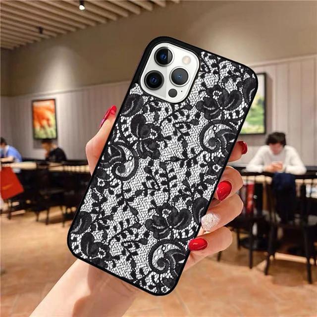 アップルiPhone携帯ケース愛レース花ソフトケース保護カバーiPhone 16 15 14 Plus|undefined