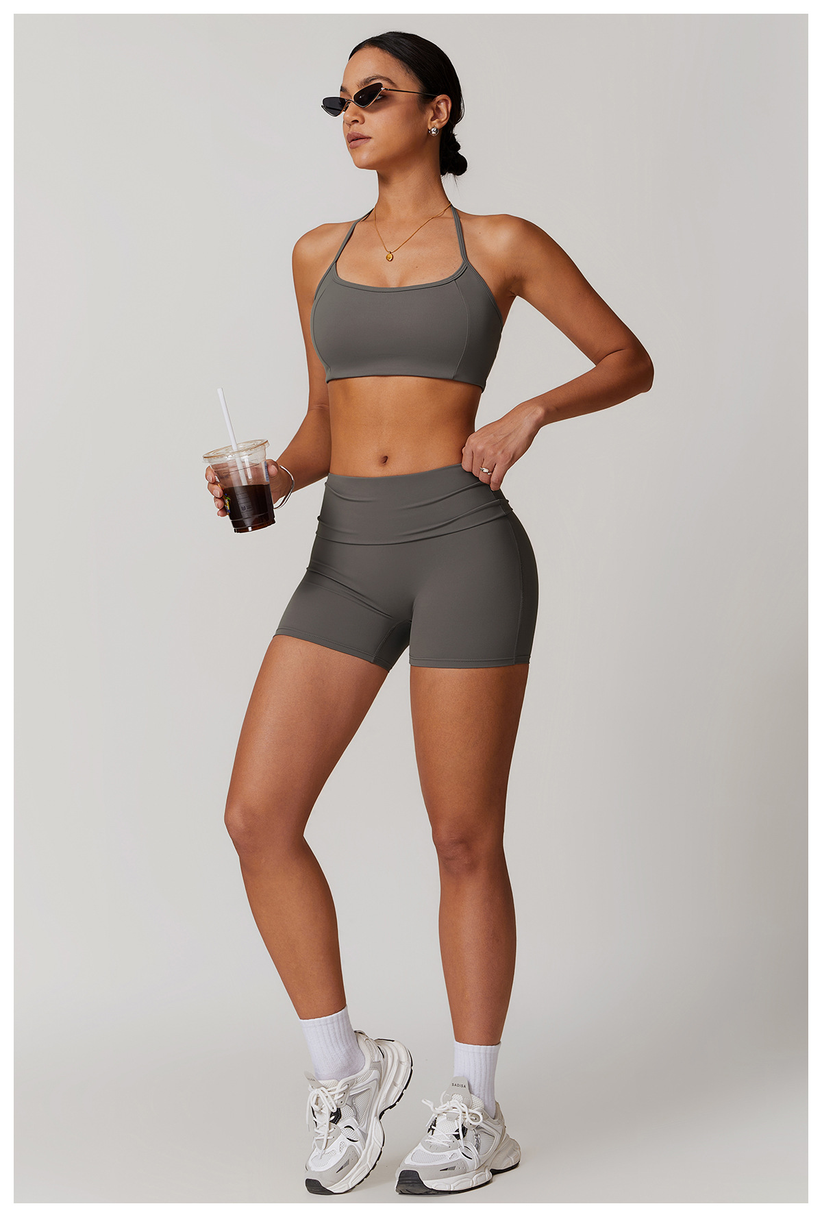 Casual Sport Style Solid Color Nylon Spandex Collarless Active Bottoms Sweatpants display picture 18
