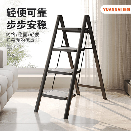 Home Folding Heavy Duty Herringbone Ladder Red Moving Into Home Ladder Step Safety Ladder Moving Gift