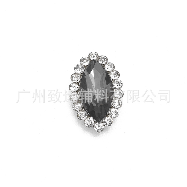 Piedras de imitación cosidas a mano de doble capa con forma de ojo de caballo y girasol de 7x15 mm, de fondo plano, superventas transfronterizas, accesorios de joyería DIY, 500 piezas/paquete image 9
