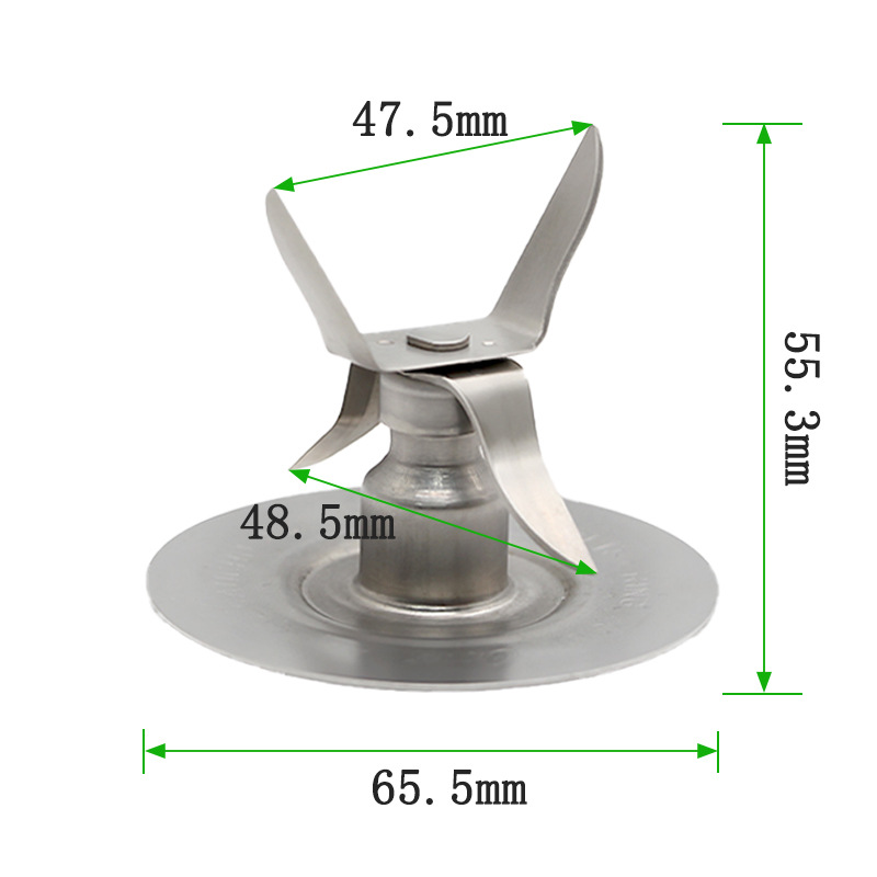 Fabricante directo para OSTER jugo máquina de jugo cuchillas de acero inoxidable cuatro piezas de reemplazo de electrodomésticos