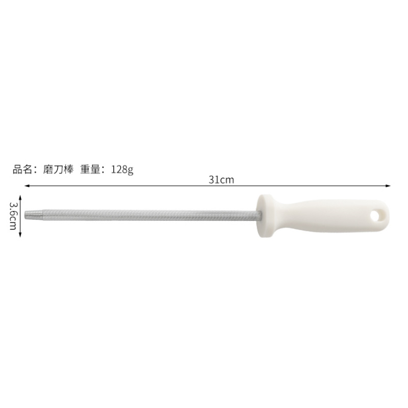 흰색 9cm 7.5인치 샤프닝 스틱