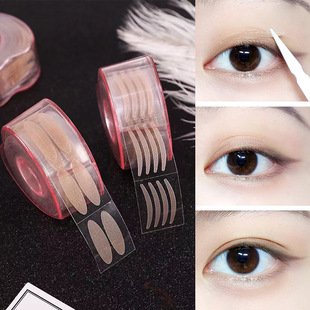 [600 stickers] natural invisible double eyelid stickers double-sided waterproof seamless flesh color glue-free Oval