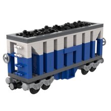 ��ľMOC-87473 4-Axle Coal Train Carriage 322pcs