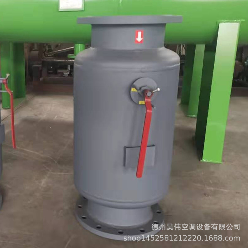 立式直通除污器手动反冲洗过滤器除污器全自动反冲洗过滤器