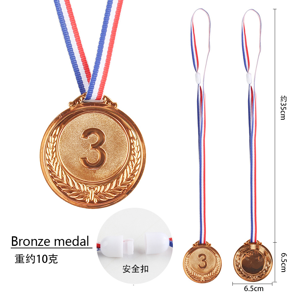 Trofeo medalla olivo Super Bowl Copa del Mundo fútbol trigo oreja medalla de oro campeón Copa plástico deportes Juegos Accesorios de recompensa