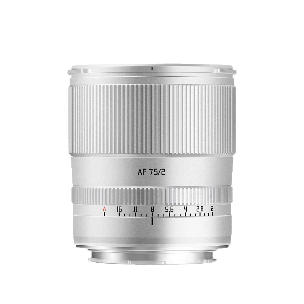 [Silver] объектив TTArtisan Optical AF 75mm F2 с автофокусом для байонета Sony E