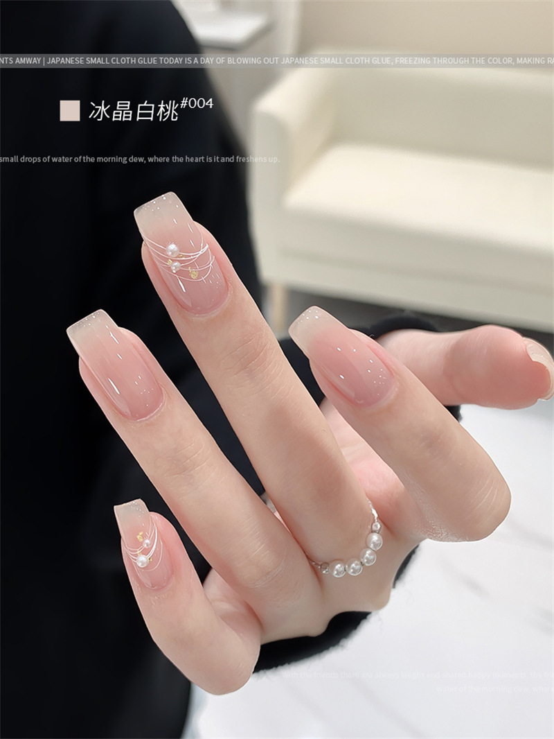 KaSi fototerapia Esmalte de uñas pegamento 2023 nueva primavera y el verano popular blanco lechoso nude rojo cereza salón especial