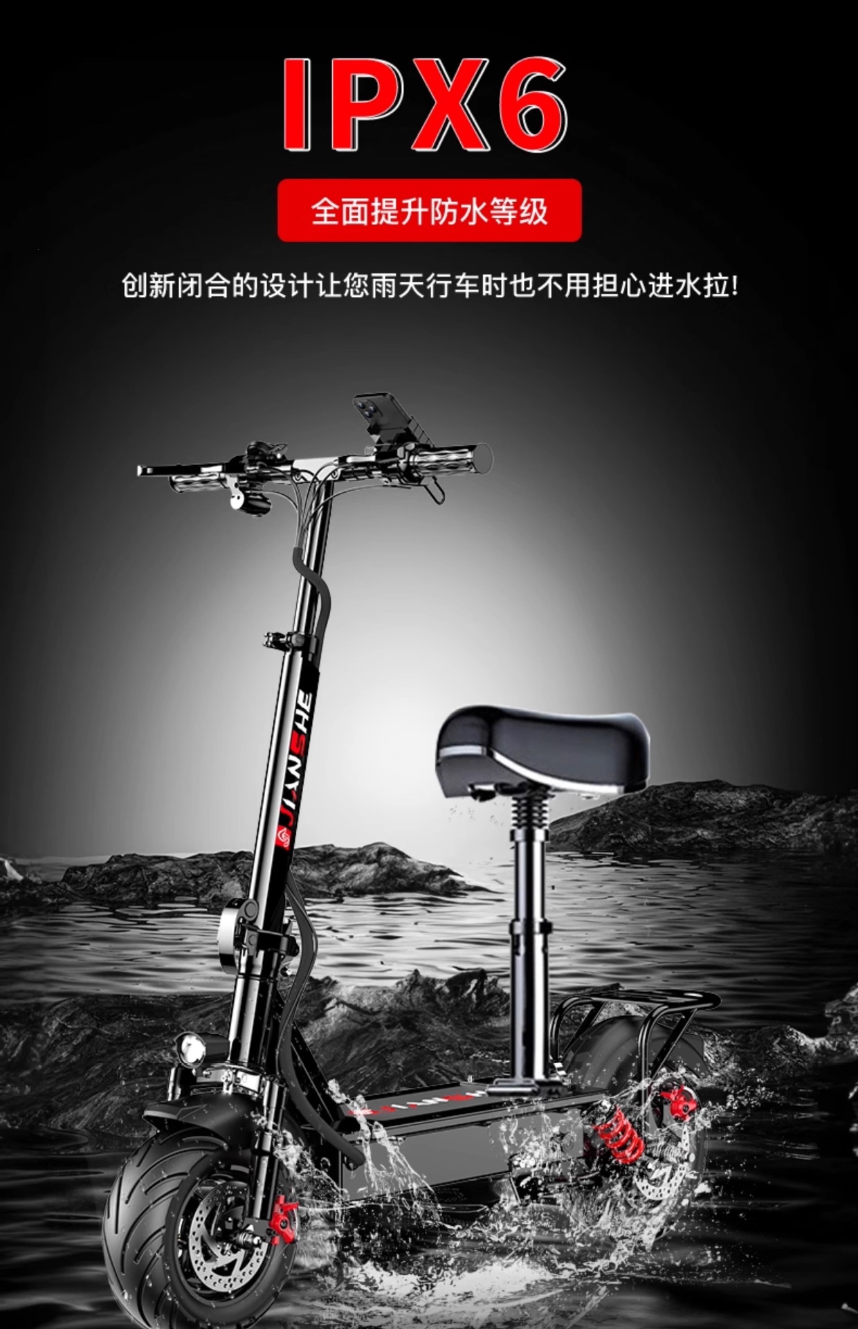 Suitable for adult use, foldable two-wheeled small electric scooter for ride-hailing, portable foldable electric scooter