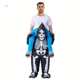 1Pc Inflatable Funny Halloween Human Skeleton Blow up Cross-Border