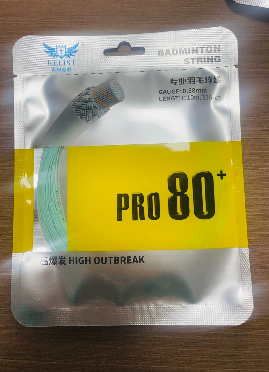 Directly supplied badminton string from the source factory. 80-thread badminton racket string with quality comparable to green factory.