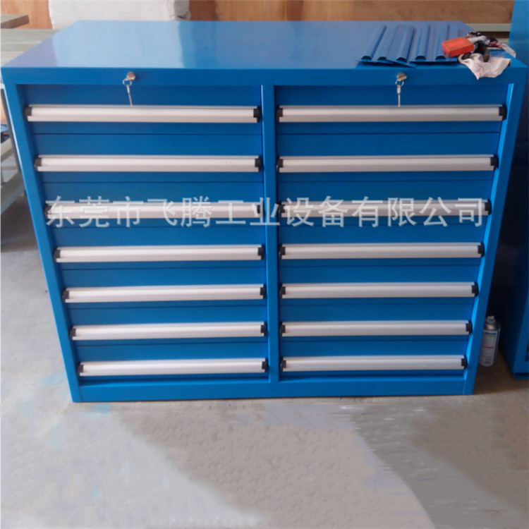 五金抽屉式工具柜 东莞工具柜厂家 批发双排工具柜可安装脚轮