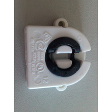 供应T8格栅灯座，T8灯座,G13灯座，灯盘灯座，卡扣灯座带铁支架