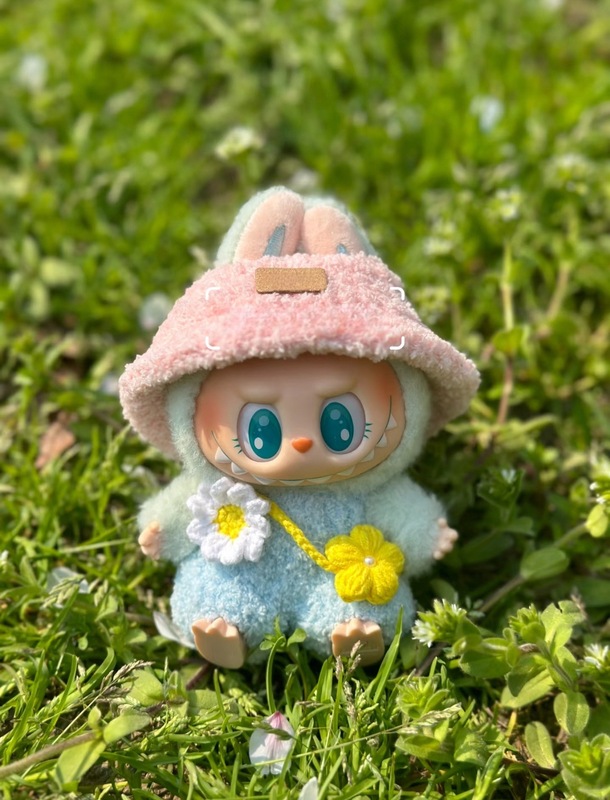 ラブブ labubu ビニール コカ・コーラ ベビー服 第一世代、第二世代、第三世代 17cm 夏用 座り立ちオーバーオールスーツ|undefined