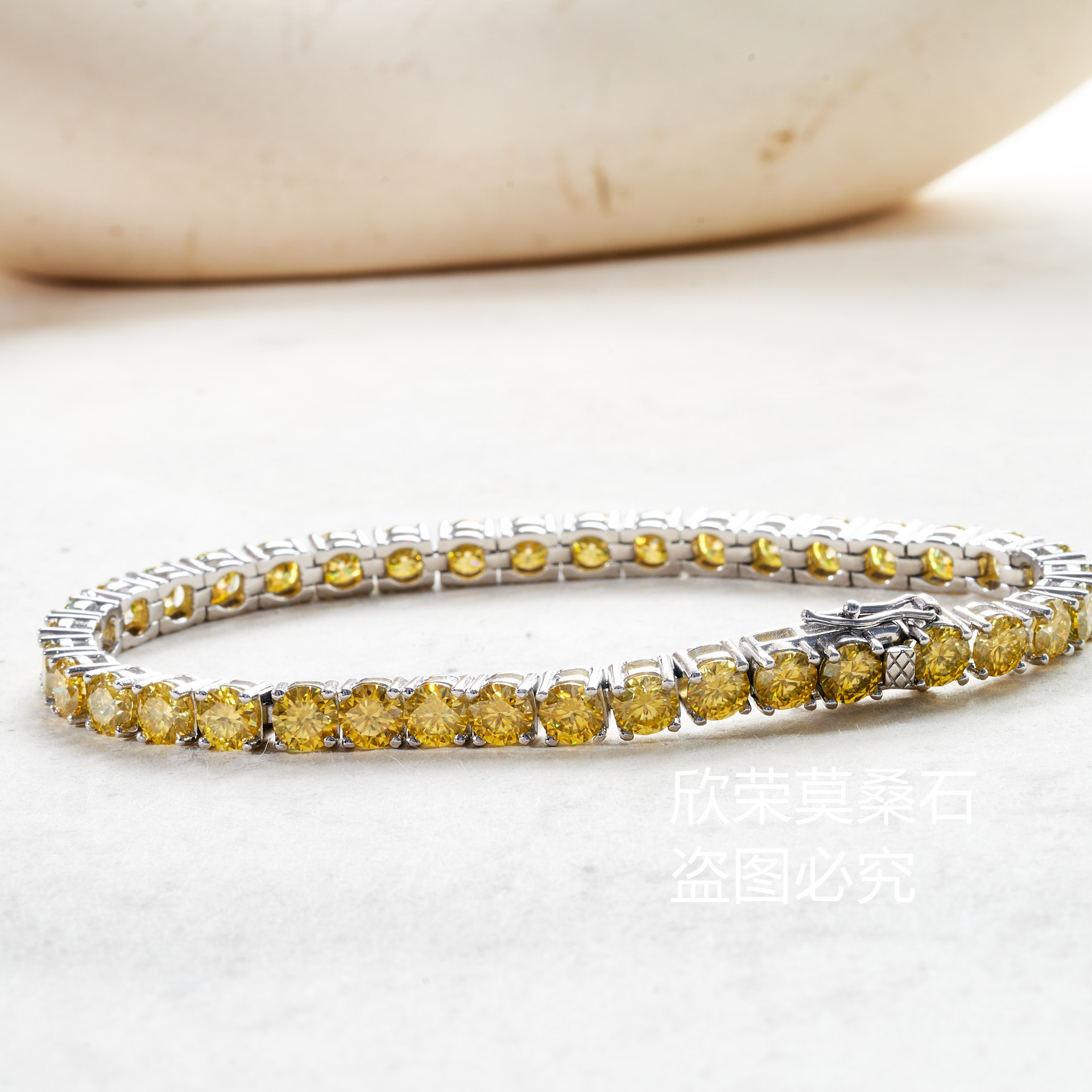 3mm / 4mm / 5mm granada rojo plata esterlina S925 pulsera de moissanita con certificado GRA lujo ligero temperamento simple joyas de pulsera