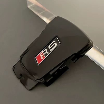 New Audi A4L A5 Q5L Q7 Tt Original Key Upgrade Rs S Key Piano Black Red White Back Cover Shell (Car Keys) - audi-b-model-rs-piano-paint-rear-shell