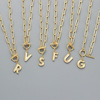 Trend necklace with letters hip-hop style, pendant, European style, English letters, wholesale