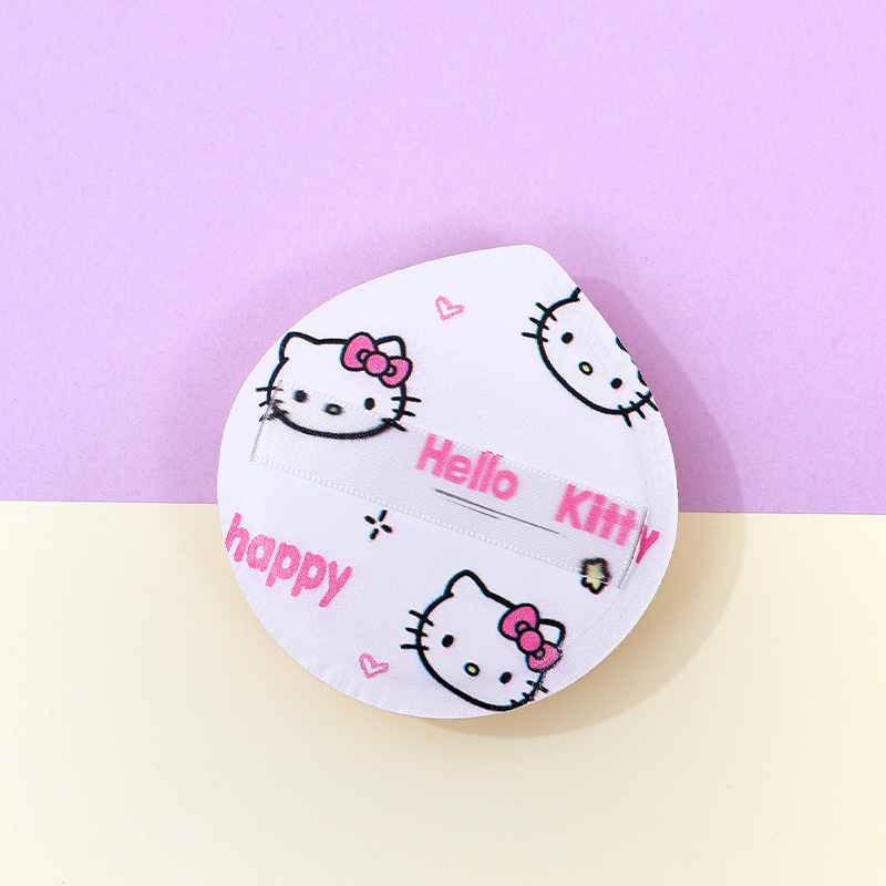 Customizado polvo de gatito kitty marshmallow 100 puntos de polvo no comer polvo KT gatito maquillaje esponja polvo herramienta de maquillaje