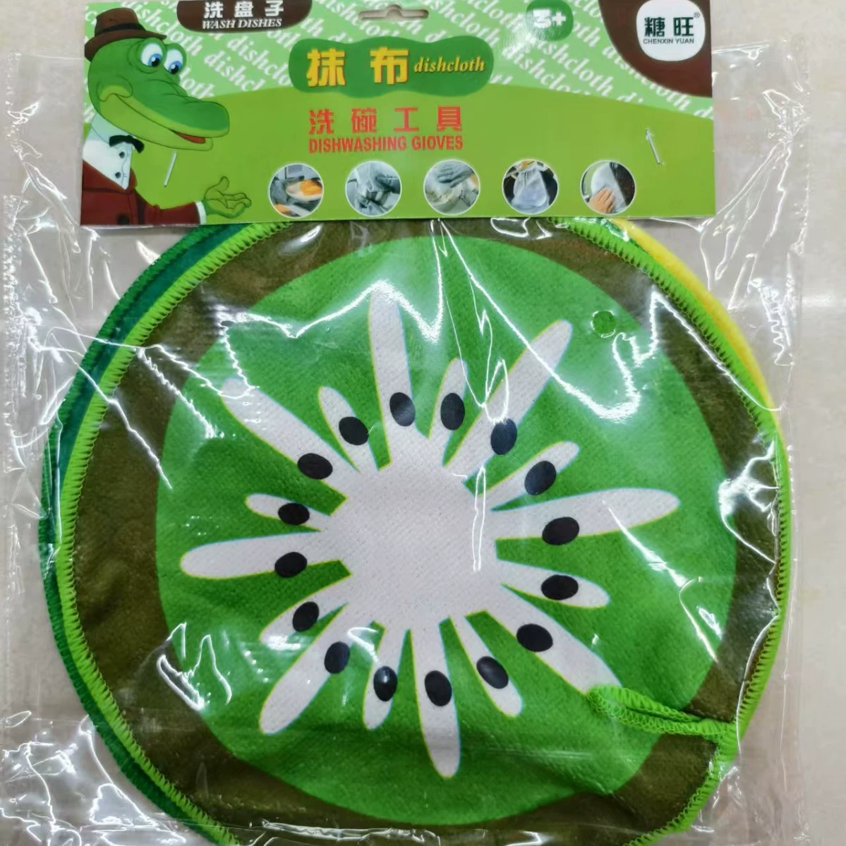 Подвесной мультяшный фруктовый узор полотенце для рук на кухне впитывает тряпку тряпку полотенце для рук полотенце для детей носовой платок