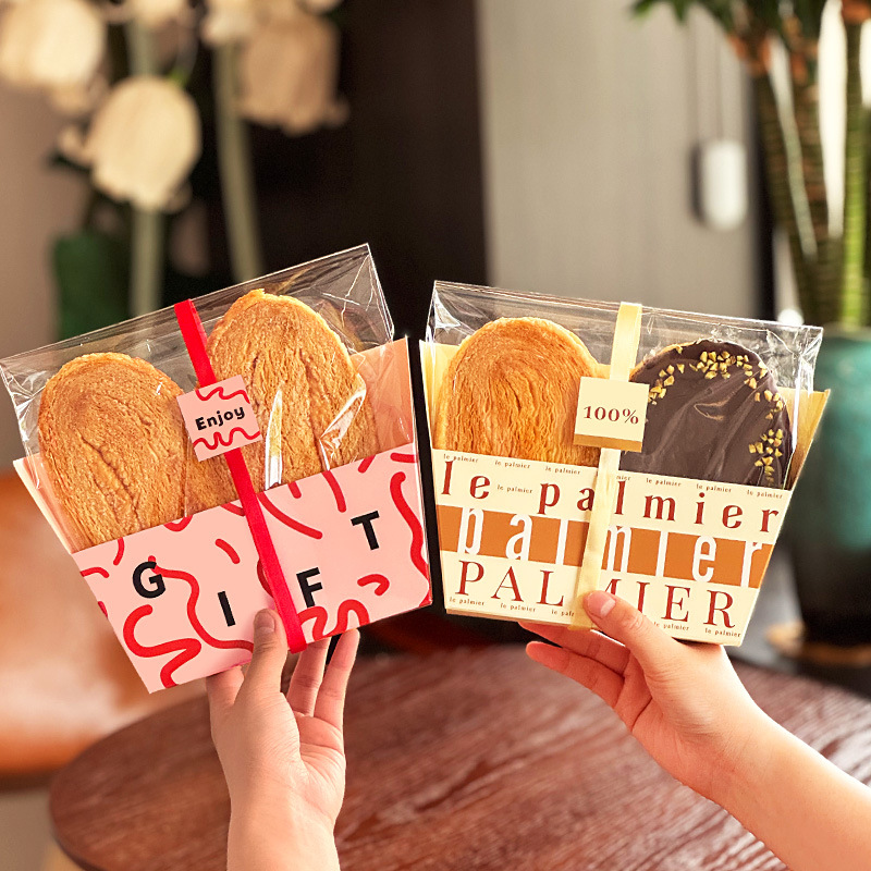 网红蝶酥包装盒千层酥点心吐司年轮可颂包装袋烘焙打包盒印刷logo