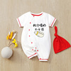 Summer thin children's cartoon overall for new born for baby