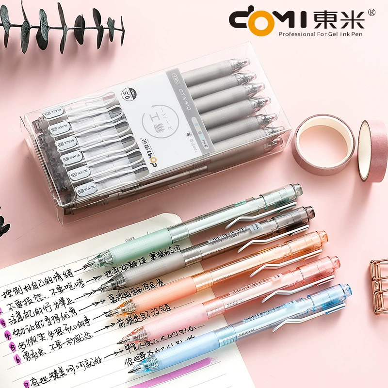 DM-910 Seiko Press Neutral Pen 0.5mm Pen Ins Studen Exam Special Black Brushing Pen