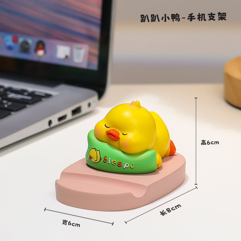 ストレス解消デスクトップ置物 気を付けないで 携帯電話スタンド オフィスデスク飾り 会社員ワークステーション 癒し系置物|undefined