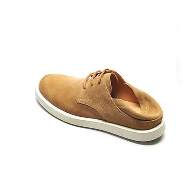 New Chinese Style Lightweight One-Step Suede Fisherman's Men's Shoes, Formal Leather Shoes, Fashionable and Versatile Casual Double-Wear Men's Shoes