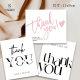 Gratitude Thank You Card Advanced Sense English Hard Cardboard Handwritten bouquet Gift Greeting Card Blessing Decorative Card