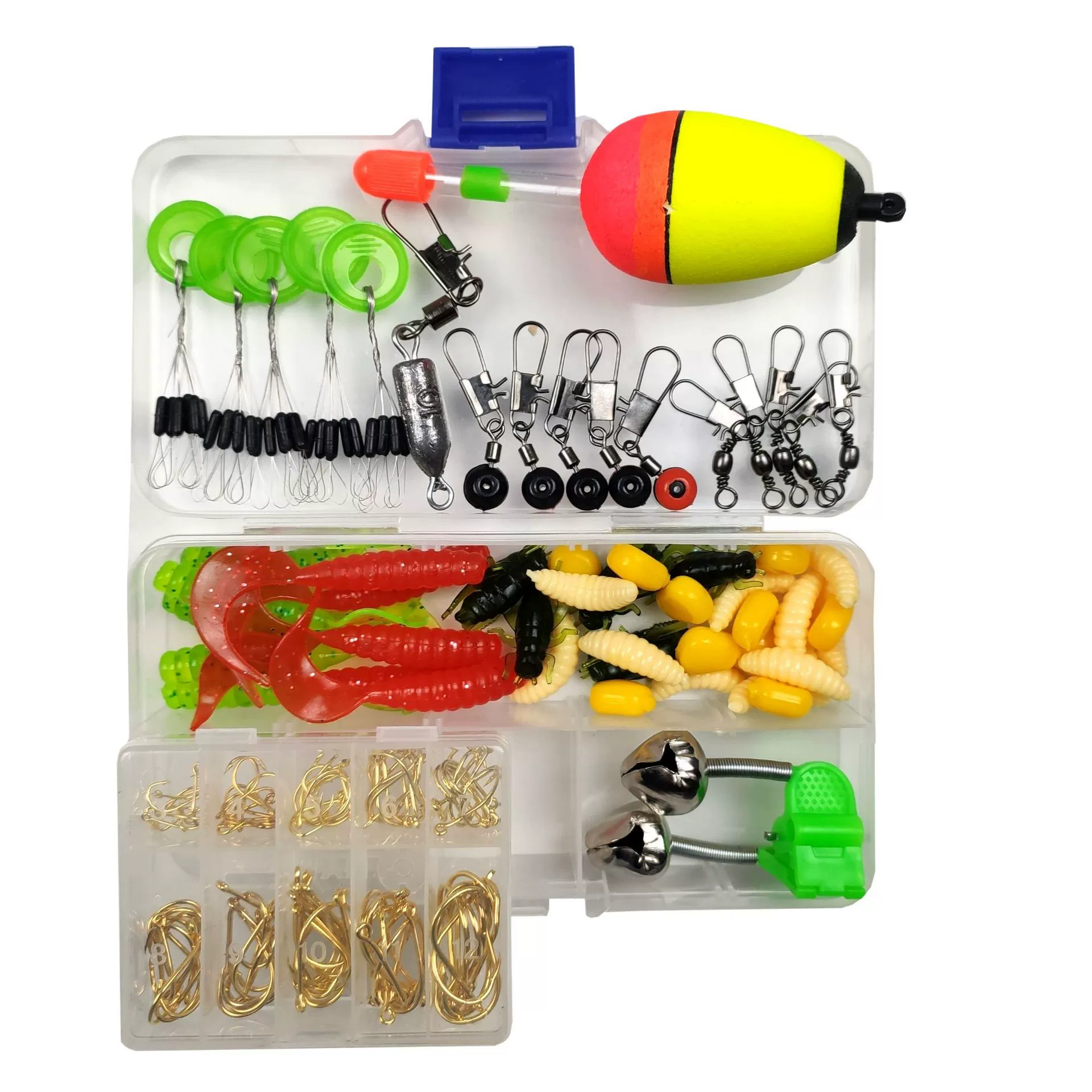 Kit completo de pesca con caña, carrete y accesorios