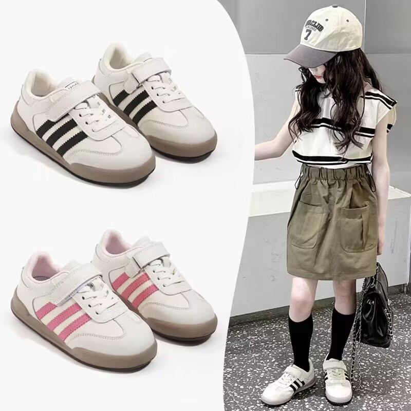M zapatos de entrenamiento alemanes negros para niños 2025 nuevos zapatos deportivos de primavera y otoño zapatos para niños zapatos individuales zapatos casuales para niñas image 3