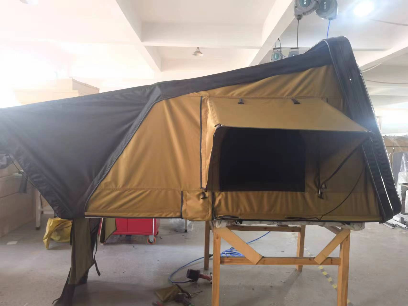 Car Roof Tent Bed, Fully Automatic, for Self-Driving Tours, Hard-Top, Outdoor Skylight, In-Car Folding Tent, for Self-Driving Trips