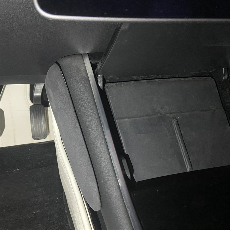 Las ventas directas de fábrica de MDCG son adecuadas para los accesorios de Tesla model3Y nuevos cojines de pierna de coche de piel abatida