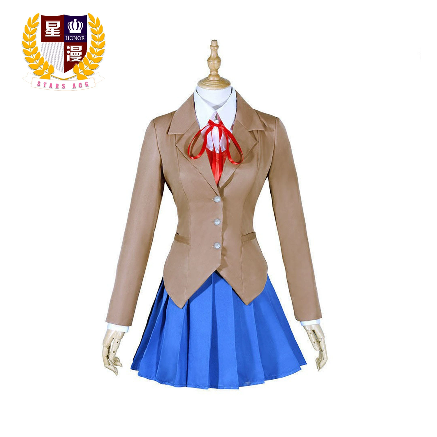 Сердцебиение Литературного Клуба Доки Doki Литература Клуба Моники Кос-Ай Anime COSPLAY