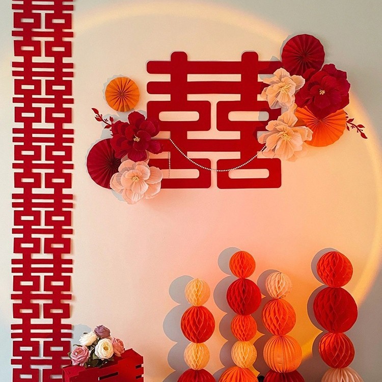 Decoración de la casa de boda, decoración de la casa de bodas, habitación de bodas