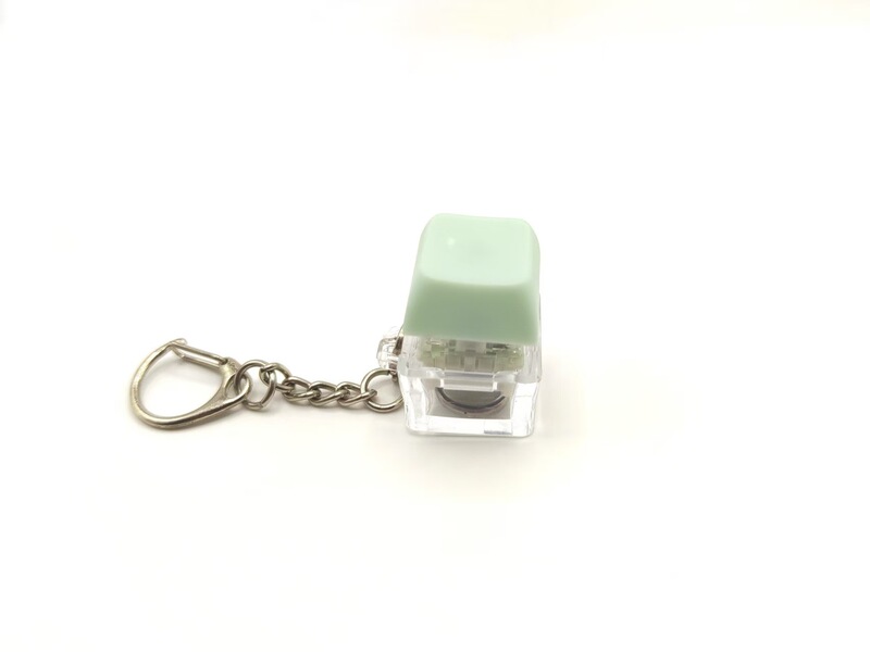 国境を越えた発光高透明減圧ボタンメカニカルキーボードピンチフィンガー退屈減圧ボタンベントキーホルダー|undefined