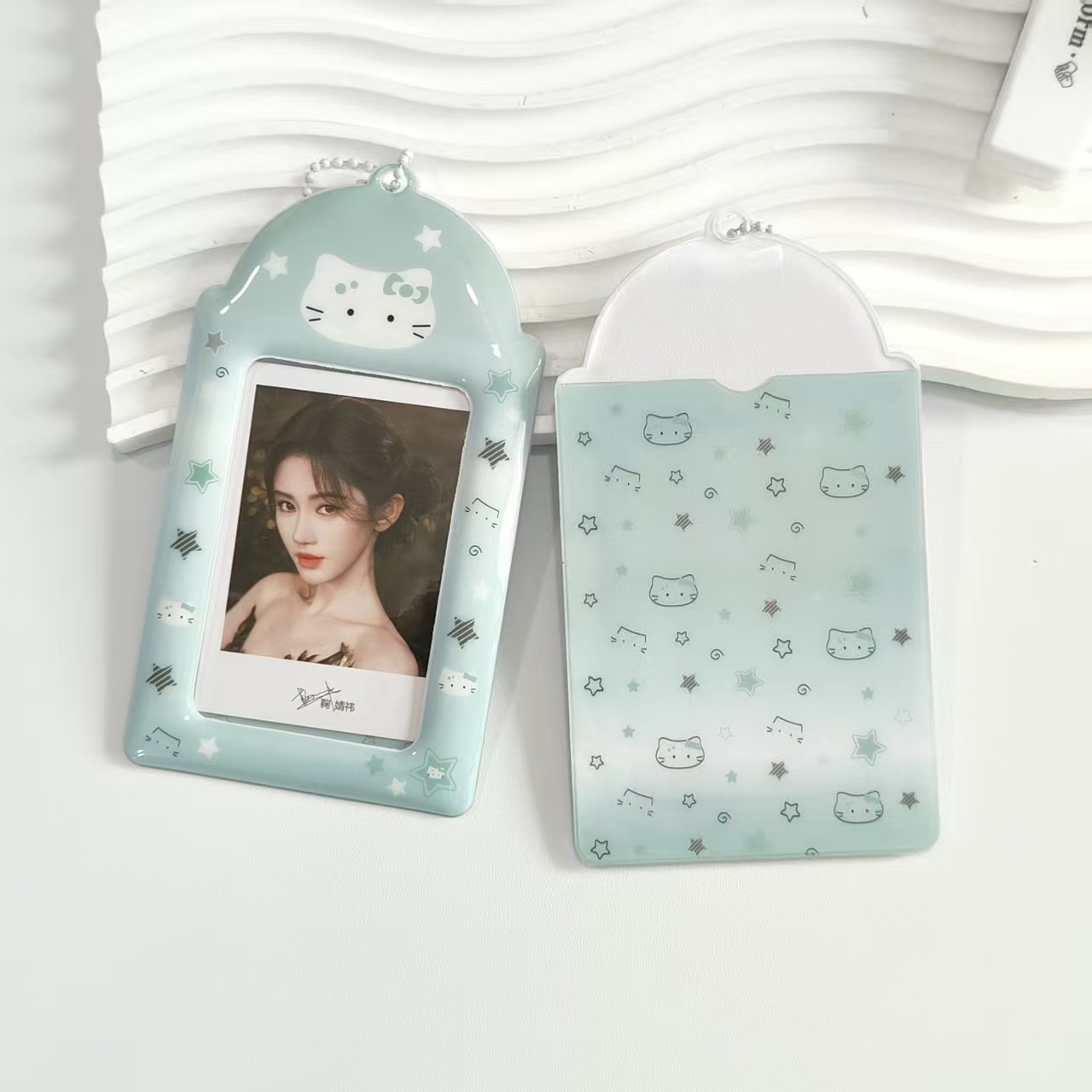 Cat and Dog Pvc Cute Card Holder Idol Photo Card Meal Card Campus Card Star-Chasing Storage Pendant