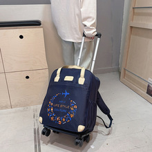 万向轮拉杆旅行包女大容量短途旅游手拎拉包拖包登机潮流出差行李