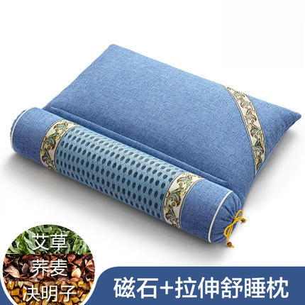 Гречневая корпуса цервикальная Подушка Комбинация многоцелевой спальный специальная подушка для шеи цилиндрическая коррекция тяги цветок и трава Подушка производитель