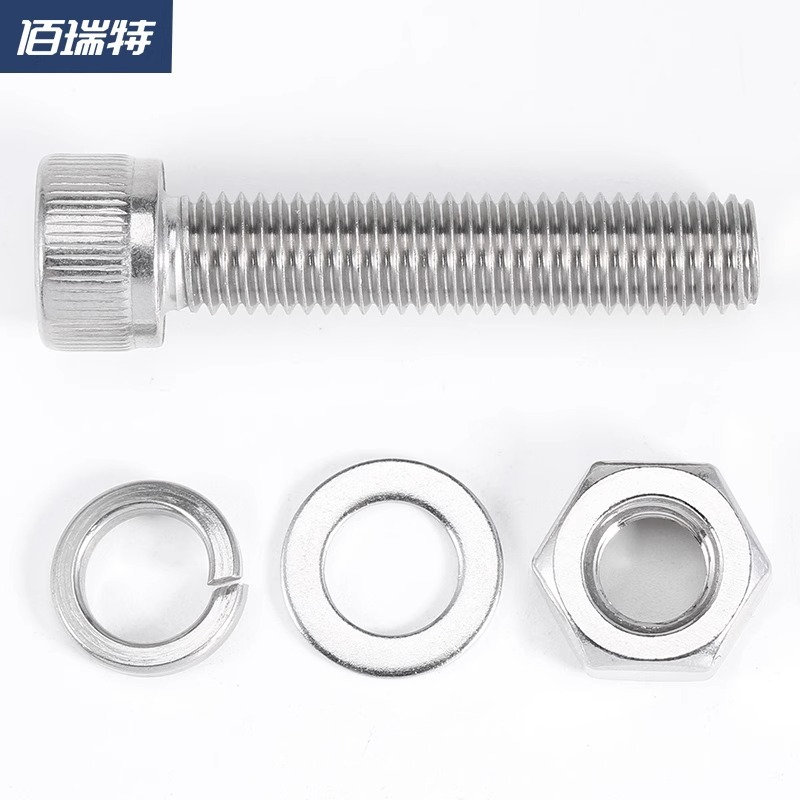 304 acero inoxidable hexagonal socket tuerca junta conjunto alargado cilindro cabeza taza perno tornillo