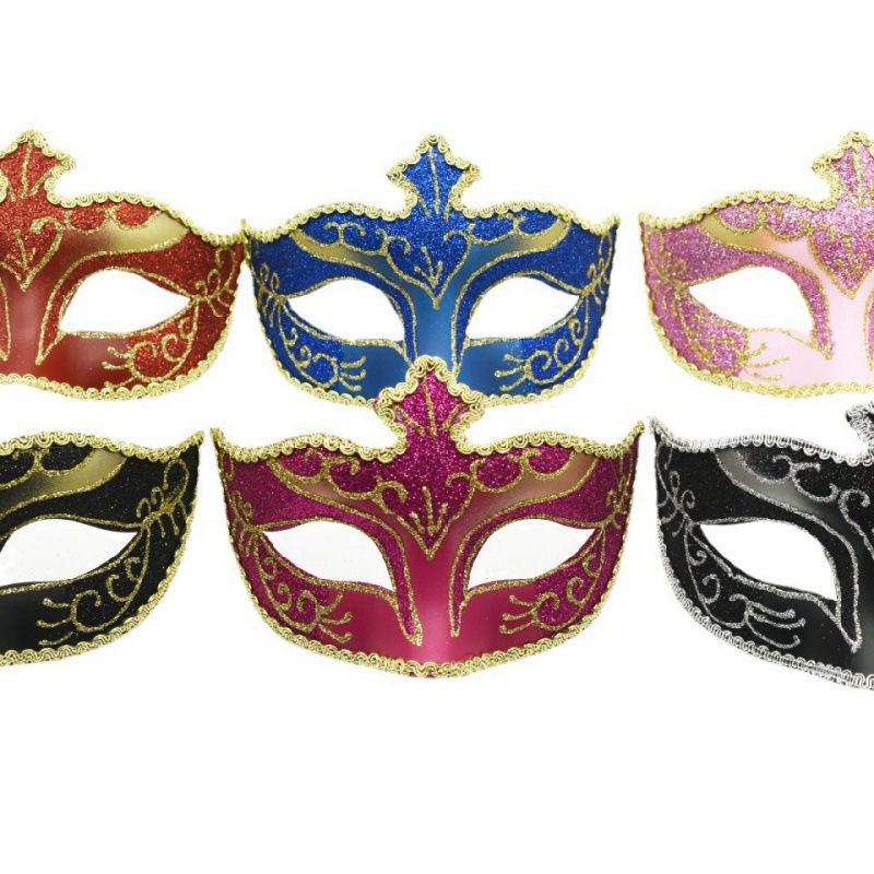 Máscaras Navideñas/jazz, terciopelo/encaje, unisex al por mayor