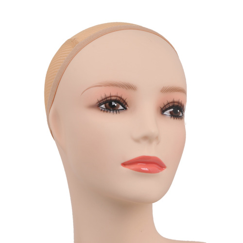 New model head wig cap display props stand, mouth model mannequin, single-shoulder display mannequin