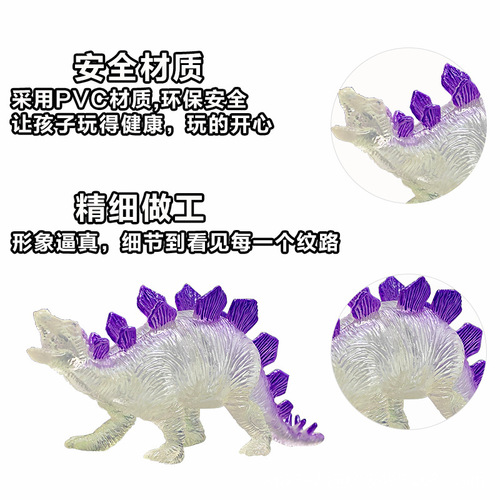 Jurassic Park Children's Dinosaur Toy Animal Shelf Accent Velociraptor Tyrannosaurus Brachiosaurus Model Set Realistic Dinosaur Toys
