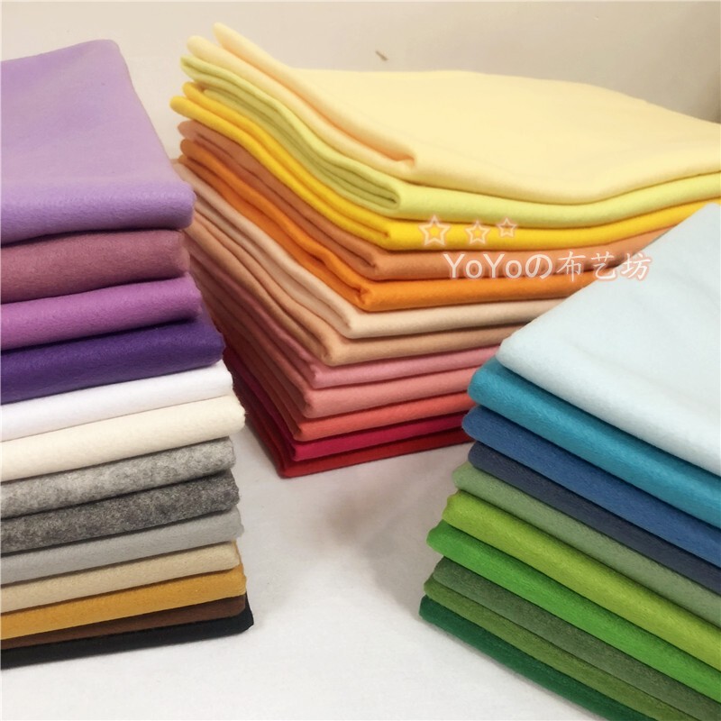 Korean Version of Non-Woven Colorful Soft Non-Woven Fabric Without Creases Felt Kindergarten Handmade DIY Performance Clothing Fabric Korean Version of Non-Woven Colorful Soft Non-Woven Fabric Without Creases Felt Kindergarten Handmade DIY Performance Clothing Fabric