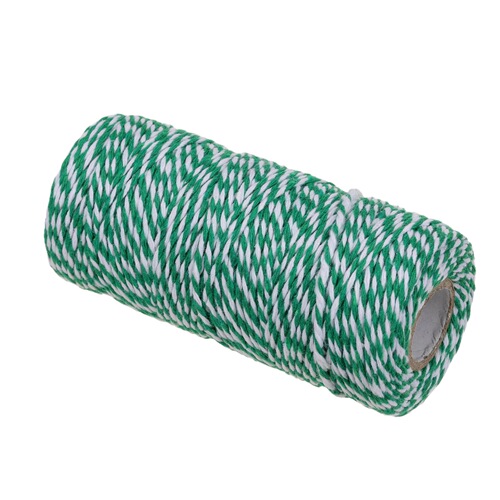 2mm Colored Cotton Rope for Zongzi Wrapping, European and American Wedding and Christmas Decoration Packaging Thread, Solid Cotton Rope 100m