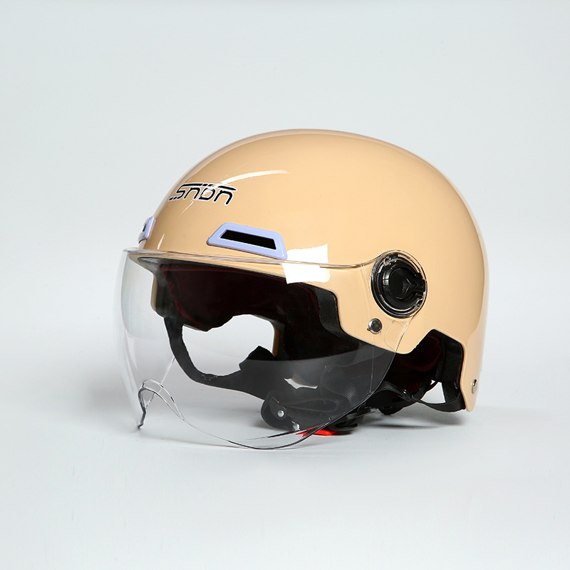 Nuevo verano de los hombres y las mujeres de la batería del coche del casco de moda medio casco multicolor ligero casquillo del coche eléctrico 3C certificado casco