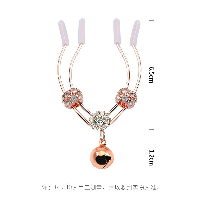 Mystery Lip Clip Yin Gold Rose SM Castigo Accesorios Herramientas de entrenamiento Juguetes sexuales para adultos 200/caja