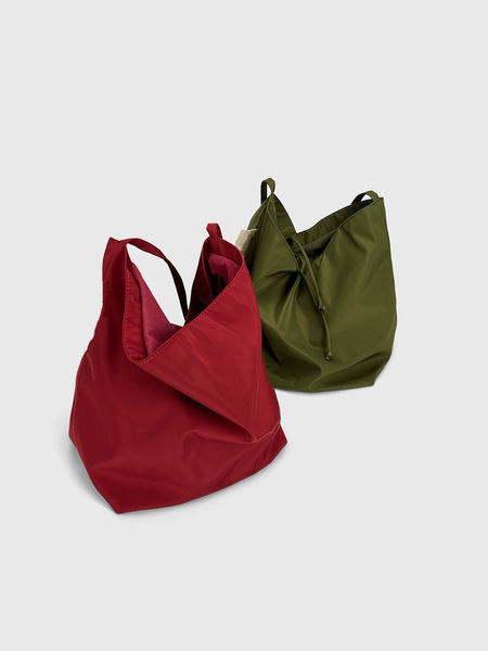 Capacious one-shoulder bag