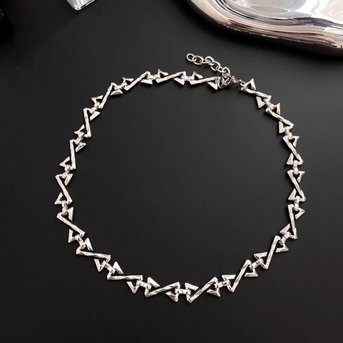Necklace for men  new style Z letter thorns trendy high-end European and American cross-border versatile neutral style accessories